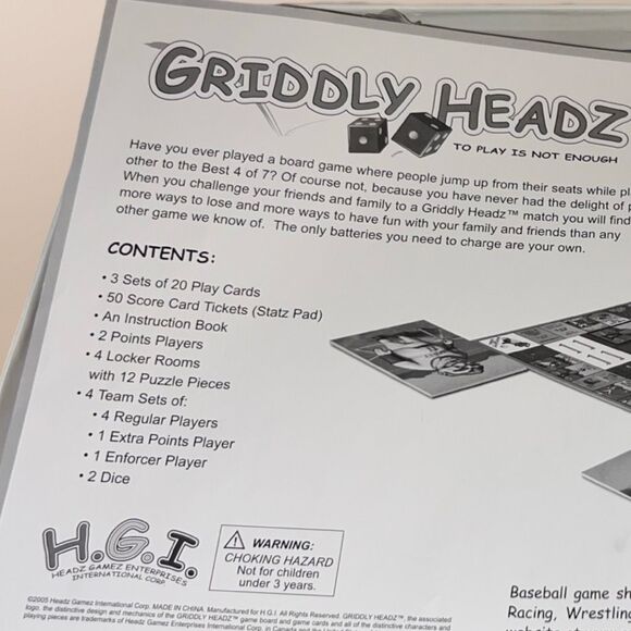 2005 Headz Baseball Family Fun Strategy Game Complete - Picture 10 of 12